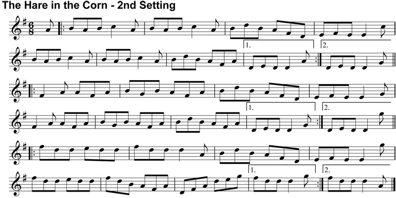 Double Jig: The Hare in the Corn 2nd Setting