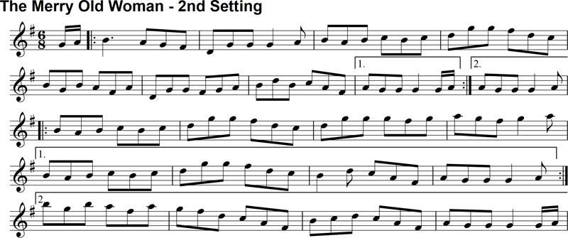 Double Jig: The Merry Old Woman - 2nd Setting