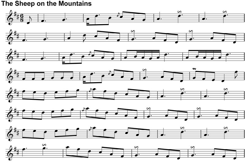 Double Jig: The Sheep on the Mountains
