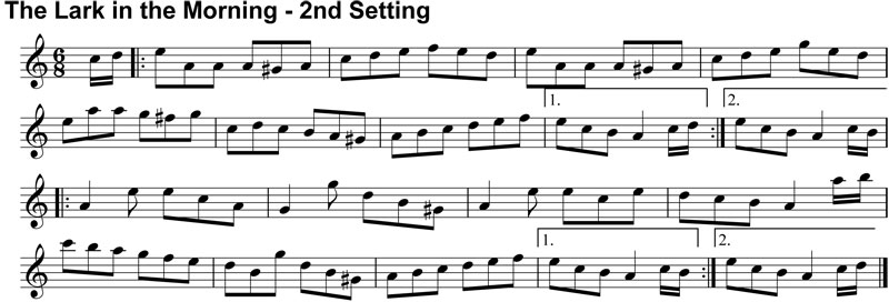 Double Jig: The Lark in the Morning - 2nd Setting
