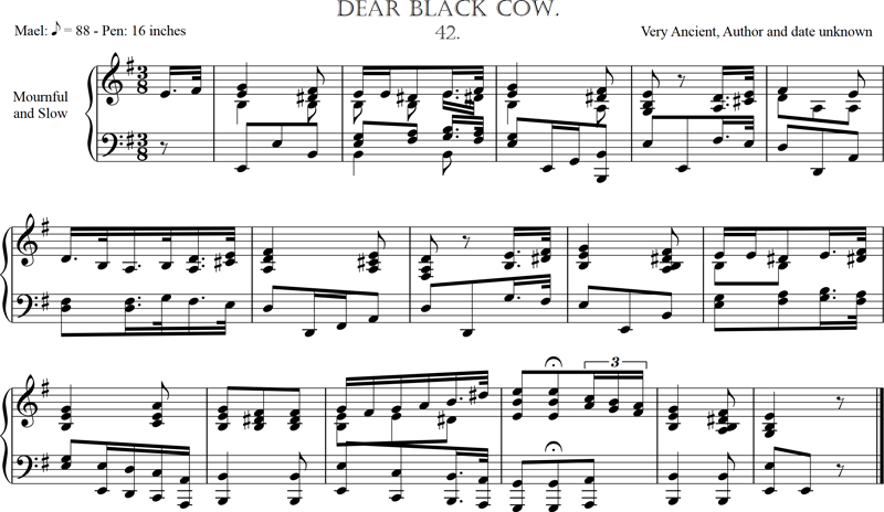 Dear Black Cow
