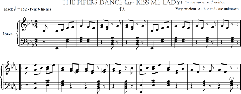 The Piper's Dance or Kiss Me Lady
