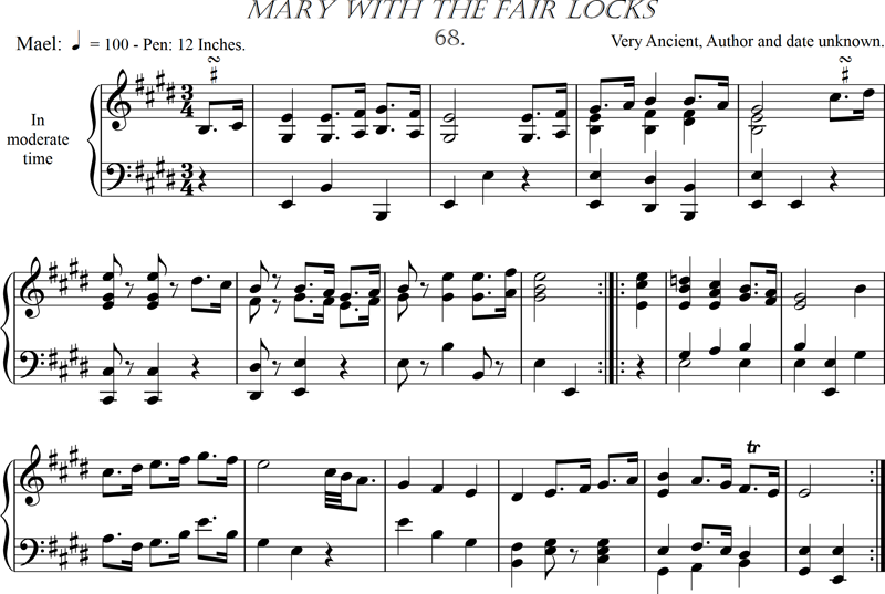 Mary with the Fair Locks