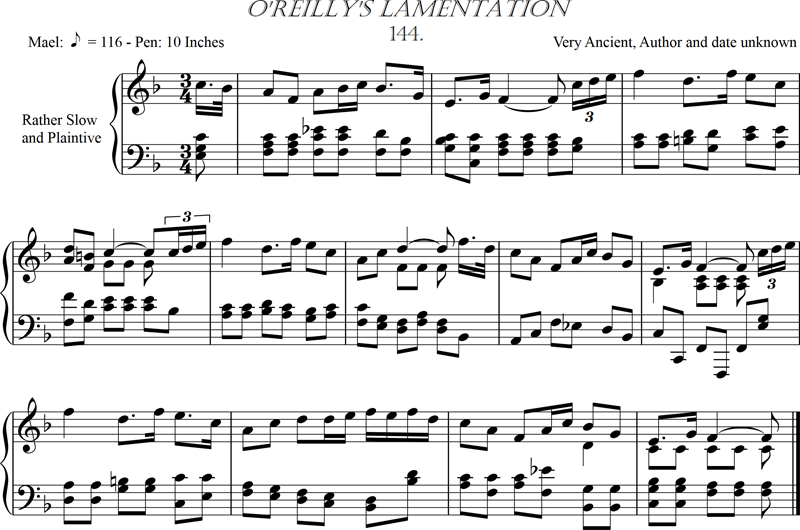 O'Reilly's Lamentation