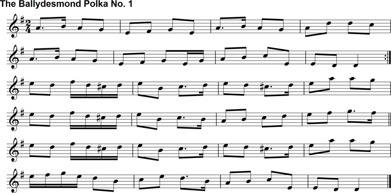 The Ballydesmond Polka No. 1